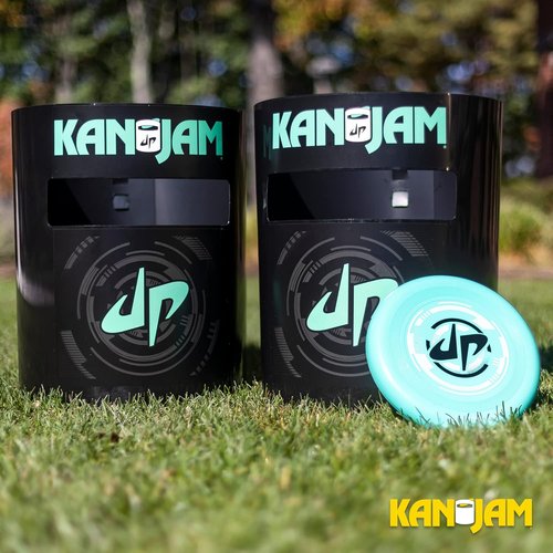 Kan Jam Original Disc Toss Game - Includes 2 Disc Golf Basket Retrievers & 1 Disc Golf Disc | Outdoor Fun