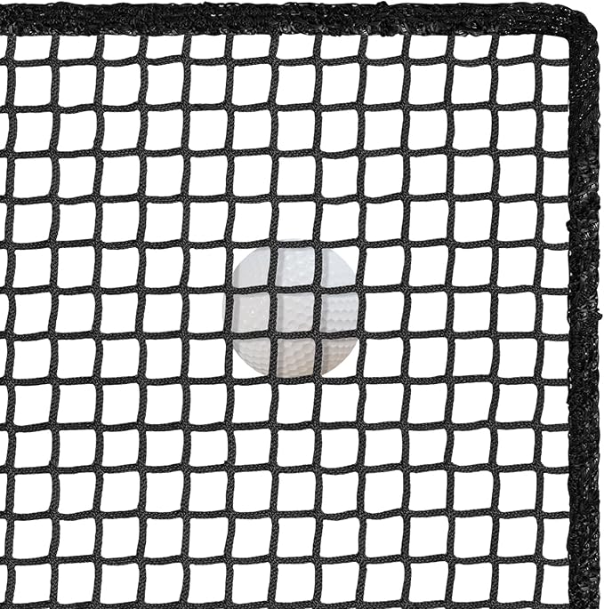 AKOZLIN Heavy Duty Sports Golf Netting Hitting Net 1" Square mesh for Softball,Baseball 10x10ft/10x15ft/10x20ft