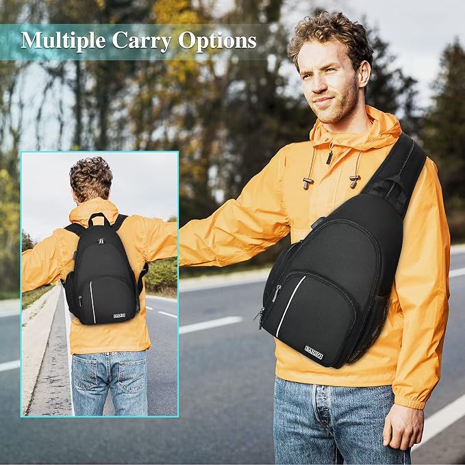 BAIGIO Camera Sling Bag Small Camera Backpack