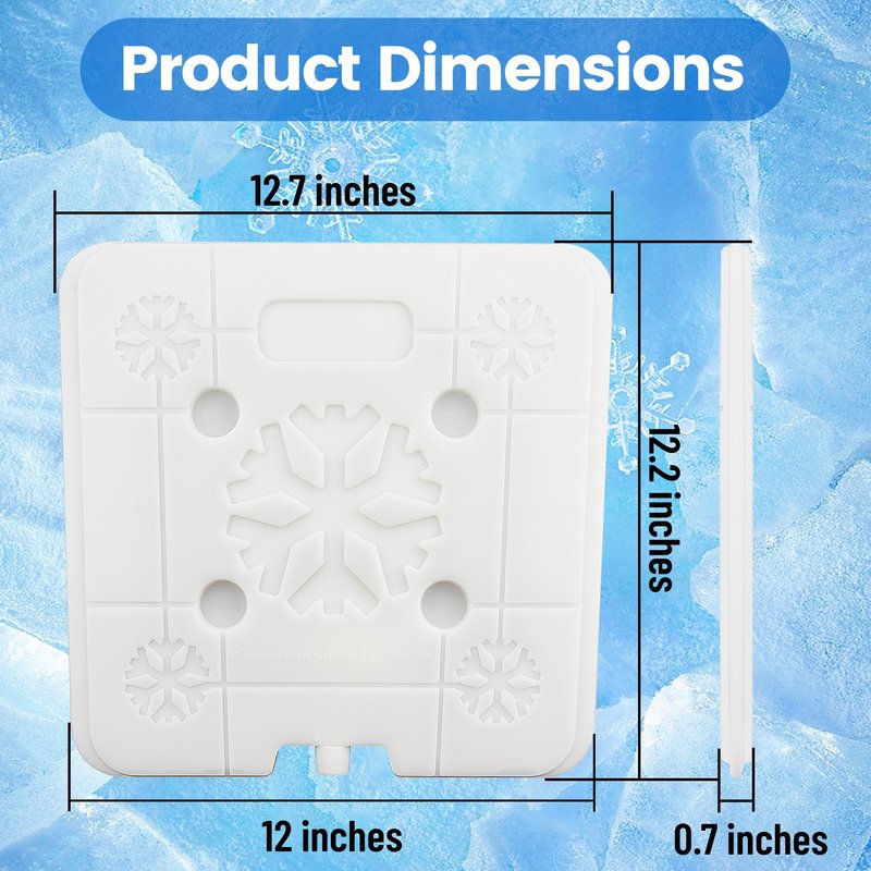 Omoojee 52 QT Ice Pack Cooler Divider, Compatible with RTIC 52QT Ultra Light Cooler, Freezable Cooler Divider, Cooler Accessories