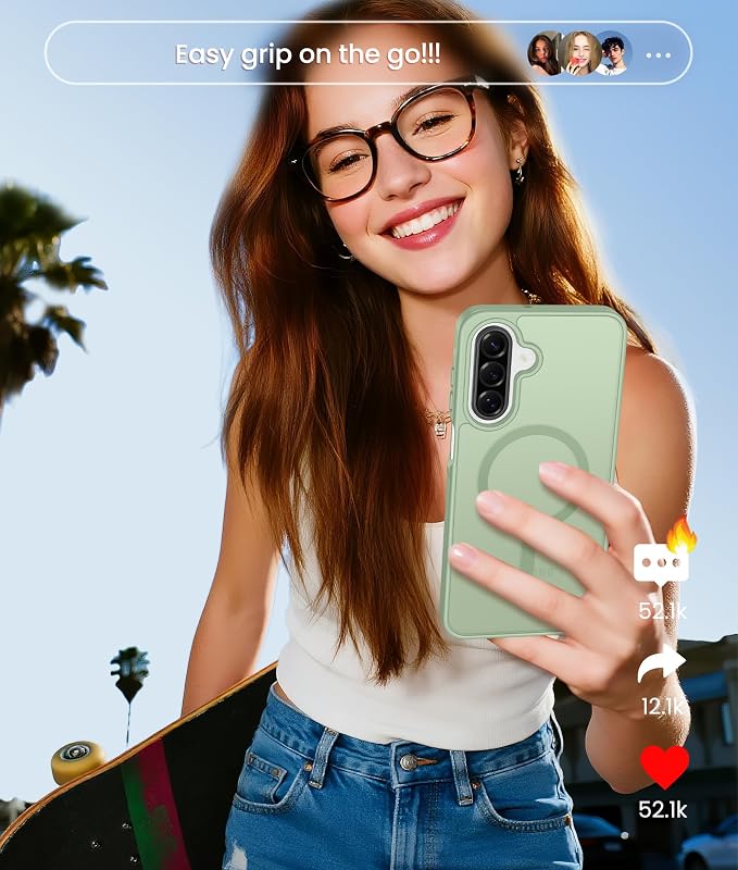 FNTCASE for Galaxy A17/A16 5G Phone Case: for Samsung A17 Cases Matte