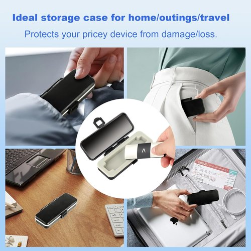 KardiaMobile Portable Carrying Case - Impact & Water Resistant for 6-Lead EKG Monitor | On-the-Go Protection