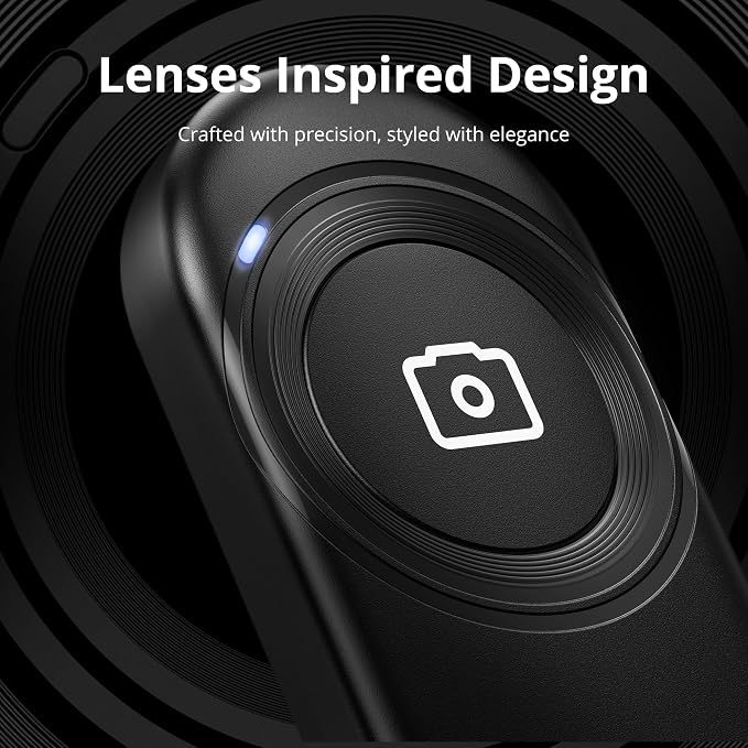 ATUMTEK Camera Remote Shutter for iPhone and Android Smartphones, Wireless