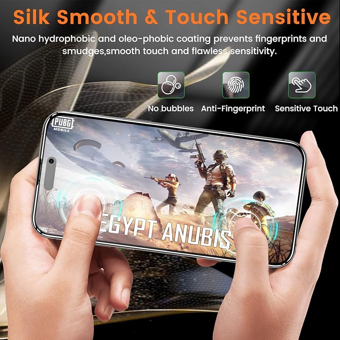 Lesakit 3+3 Pack Privacy Screen Protector