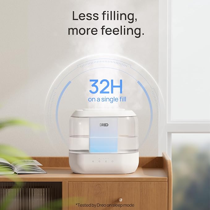 Dreo 4L Smart Humidifiers for Bedroom & Humidifiers for Bedroom