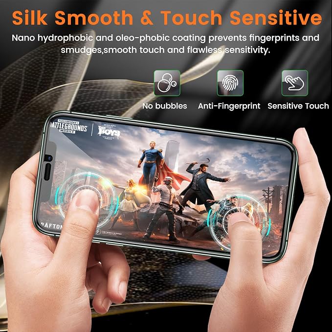 Lesakit 3+3 Pack Privacy Screen Protector