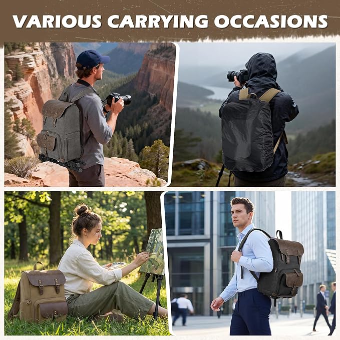 RAINSMORE Camera Bag Professional