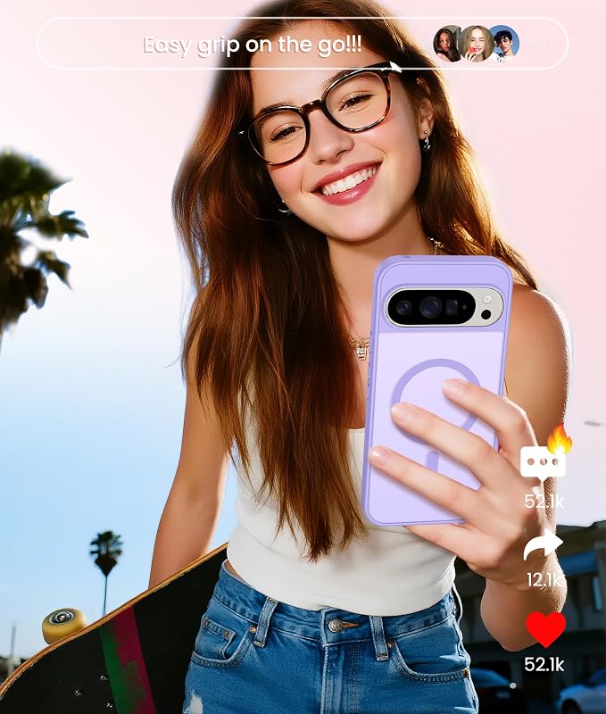 FNTCASE for Google Pixel 10 Pro Case: for Pixel 10 Case Translucent Matte Cases