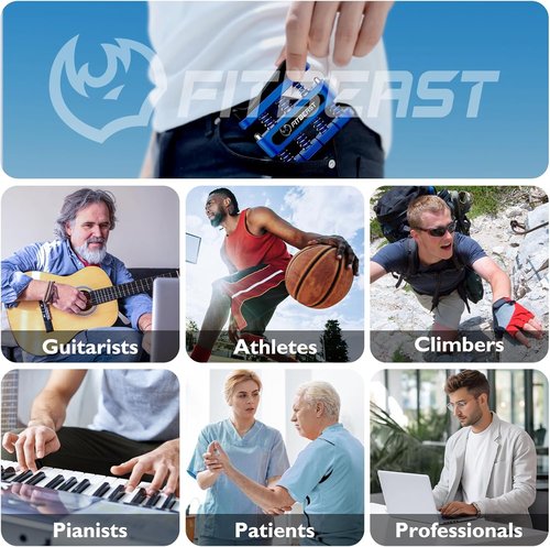 FitBeast Finger Strengthener - Hand Exerciser for Enhanced Dexterity & Grip Strength | Ideal for Musicians & Climbers