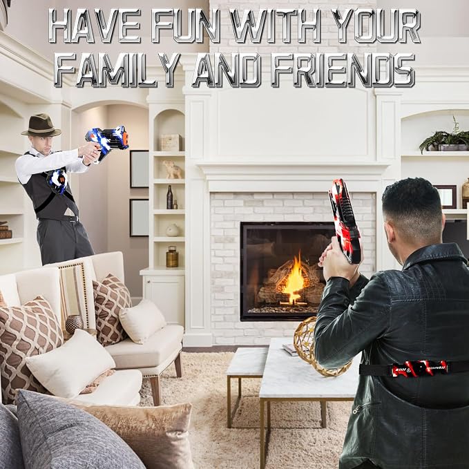 Rechargeable Laser Tag Guns Set of 2