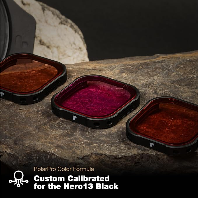 PolarPro Red Filter 3-Pack for GoPro Hero13 Protective Housing