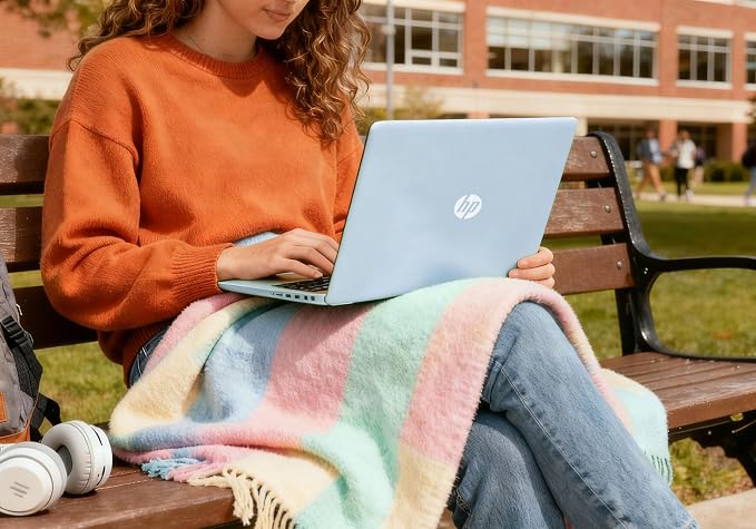 HP Everyday Laptop • 2026 Edition • Latest AMD Processor • 256GB SSD + 1TB Cloud Storage • Microsoft 365 • Thin & Portable • Fast Charge and Long Battery Life • Win 11