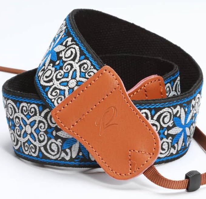 Padwa Lifestyle Blue Floral Camera Strap