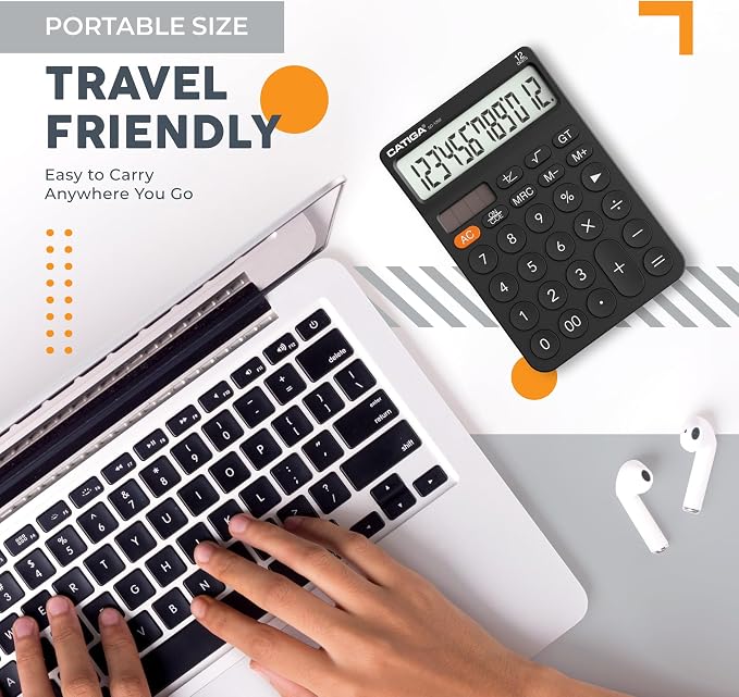 CATIGA 12 Digit Desktop Calculator