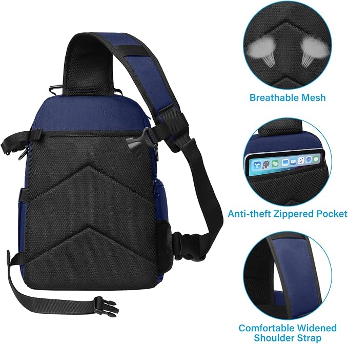 MOSISO Camera Sling Bag, DSLR/SLR/Mirrorless Camera Case Crossbody Photography