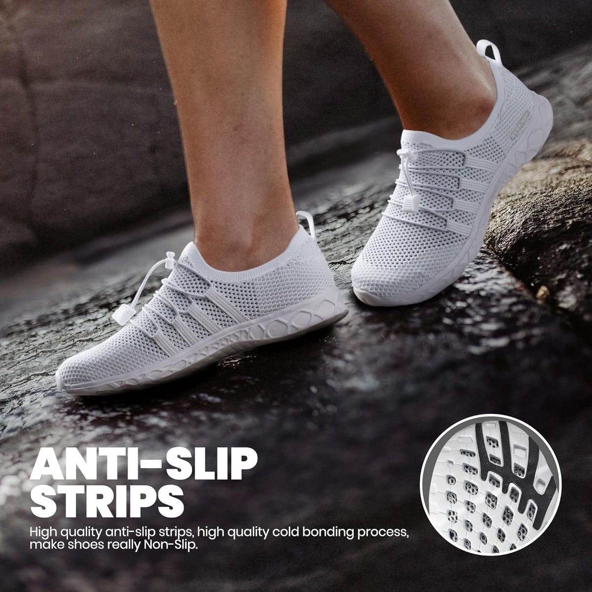 SEEKWAY Water Shoes - Quick Dry Aqua Footwear for Men & Women | Ideal for Beach, Surf & Pool Sports