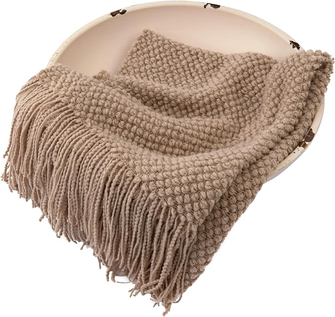 Zeroest Baby Photography Props Basket Braid Wool Wrap Newborn Photo Shoot