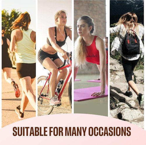 BAMBOO COOL Women's Athletic Ankle Socks - Anti-Odor, Moisture-Wicking, Cushioned | 5/6 Pairs