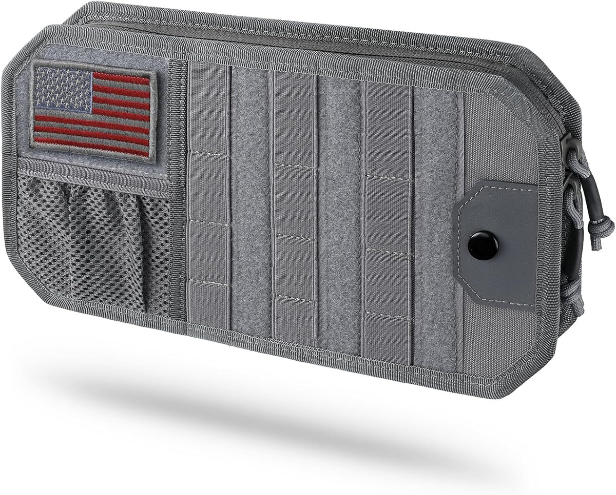LIVANS Tactical Car Sun Visor Organizer, Fit Cars Trucks SUV Jeeps Patrols