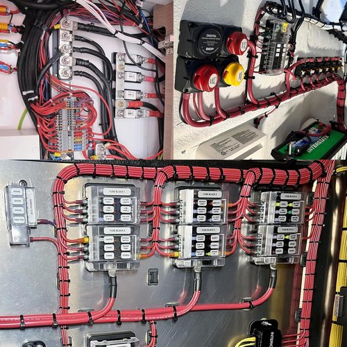 **2/0 AWG Marine Wire - 10FT Red & Black Tinned Copper Cable for Boats, RVs, and Solar Applications**