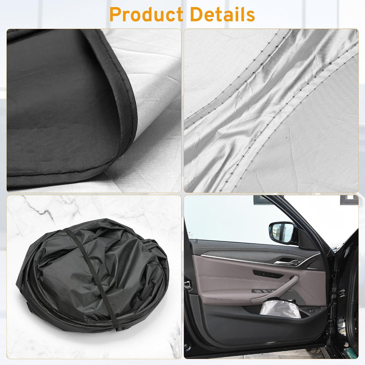 XHRING Windshield Sun Shade for Lexus is IS250 IS350 IS300 IS460 is Couple ES ES350 RC CT LS UX Series Accessories, Car Front Window Sunshade Sun Visor Shield for Lexus Sedans Sun Protection
