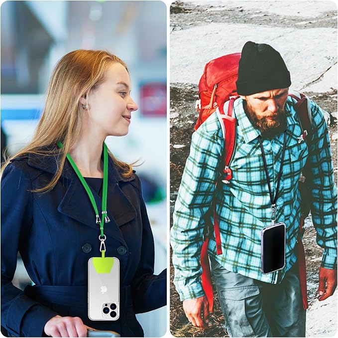 CACOE Phone Lanyard 2 Pcs-2 Pcs Adjustable Neck Strap, Universal Crossbody