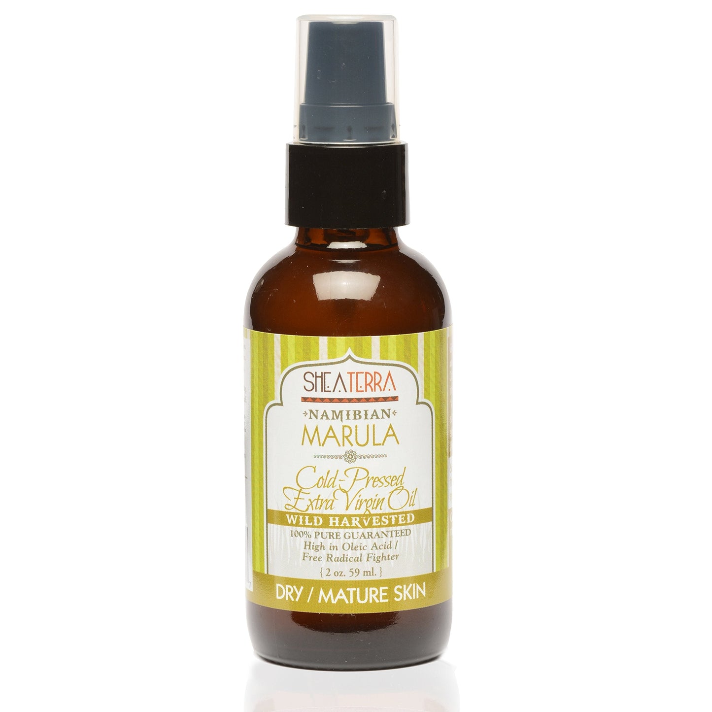 Shea Terra Namibian Marula Cold-Pressed Extra Virgin Oil | Nutrient-Rich, All Natural & Organic Oil With Essential Fatty Acid An