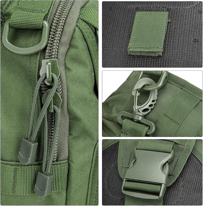 G4Free Outdoor Tactical Bag Backpack, Military Sport Bag Pack Sling Shoulder