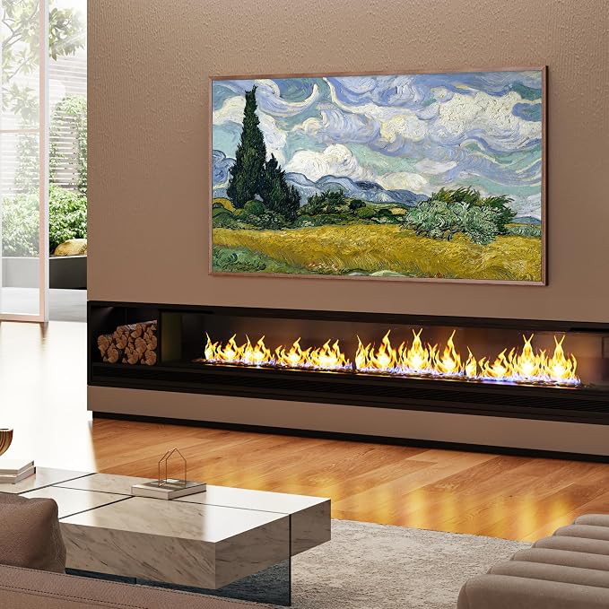 Hisense 55-Inch Class QLED 4K S7N CanvasTV Series Dolby Vision HDR Google Smart TV (55S7N) - 144Hz, Art Mode, Anti-Glare Panel, Hi-Matte Display, Frame & UltraSlim Wall Mount Included