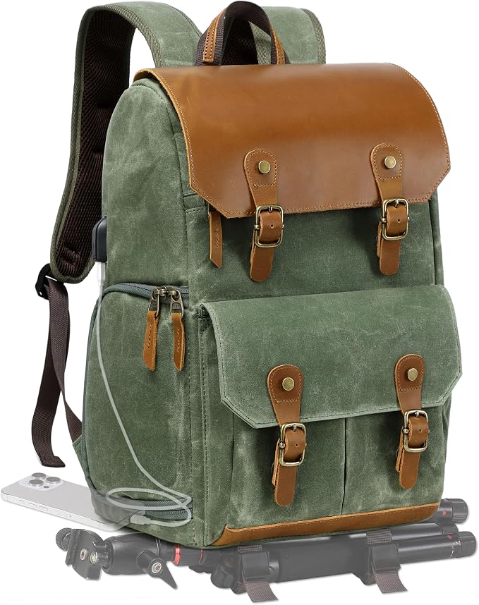 Padwa Lifestyle Green Camera Backpack
