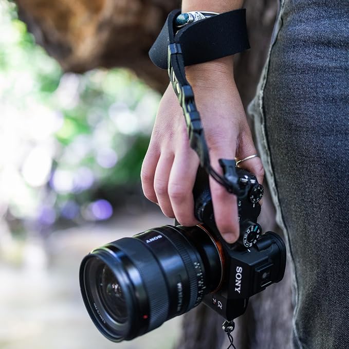 OP/TECH USA SLR Camera Wrist Strap – Neoprene Quick Release Strap