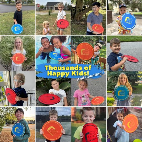 Friisbee Soft Disc Flying Toy - Safe Catch Design for All Ages - Perfect Outdoor Gift for Kids 3+