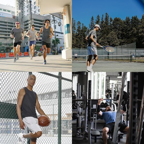 NORTHYARD Men's Athletic Basketball Shorts - Quick Dry Lightweight Mesh for Gym & Running | 5"/7"/10" Sizes