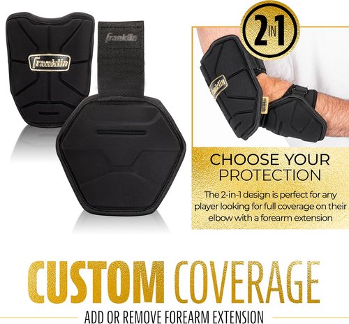 Franklin Sports Baseball Elbow Guard - PRT Series | Protective Shield for Adults & Youth Batting