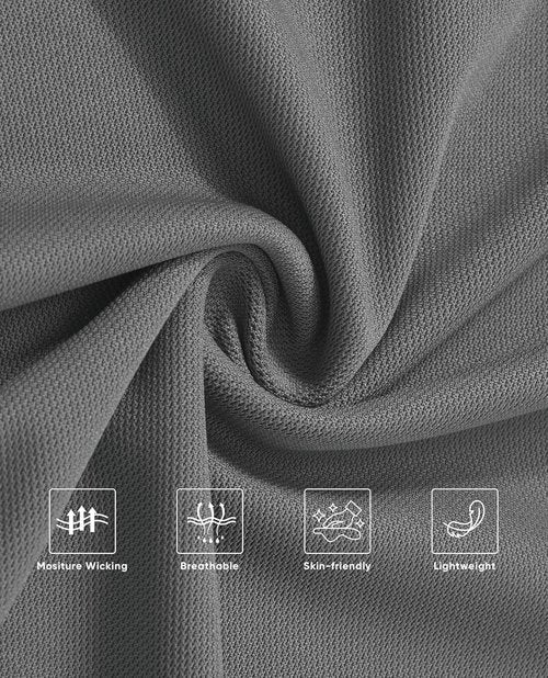 Alimens & Gentle Men's Tactical Polo Shirt - Short Sleeve Dry Fit Golf Top | Stretch Outdoor Wear
