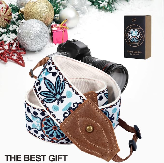 Padwa Lifestyle 2" Wide Classic Crazy Horse Art Cowhide Head Cotton Camera