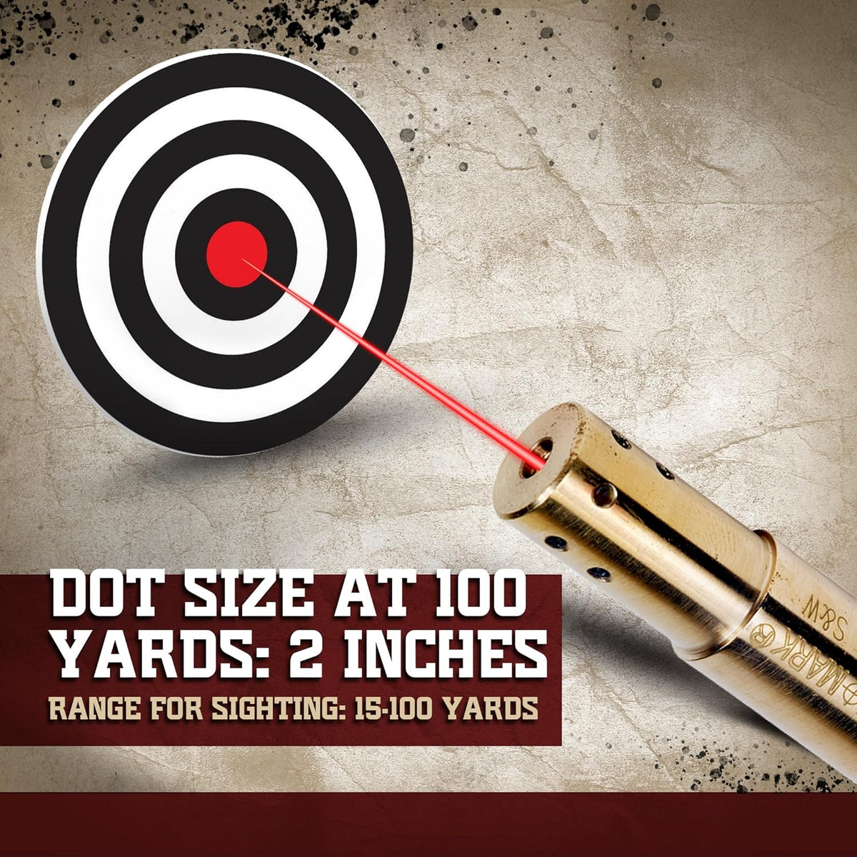 Sightmark Pistol Boresight - Precision Red Laser for Accurate Shooting | Compact Design
