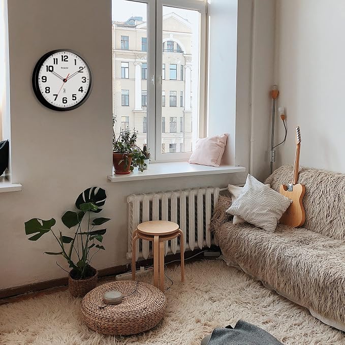 Sharp Atomic Analog Wall Clock