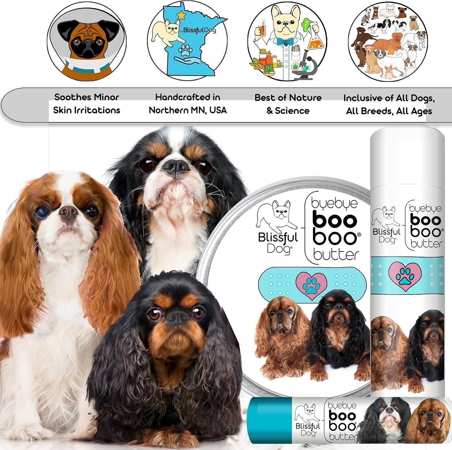 English Toy Spaniel Boo Boo Butter, 2-Ounce