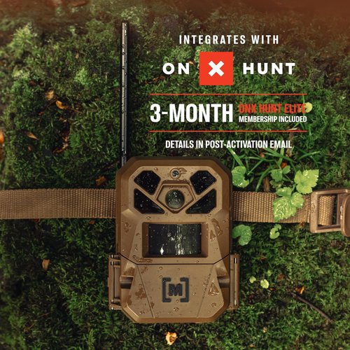 Moultrie Edge 3 Cellular Trail Camera - 40MP HD Photo Capture - 1080p Low-Glow Flash - GPS - Multi-Carrier Auto-Connect - Built-in Memory - 0.5s Trigger Speed - AI Buck Detection