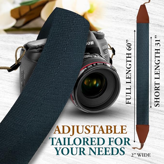 Art Tribute Custom Green Camera Strap
