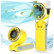 PlayHot Portable Handheld Turbo Fan, Travel Essentials, Gifts for Women/Men