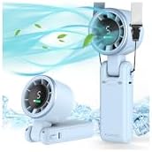 PlayHot Portable Handheld Turbo Fan, Travel Essentials, Gifts for Women/Men