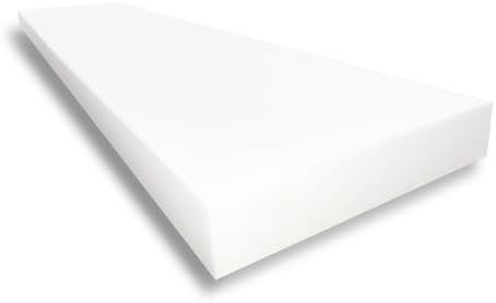 FoamTouch High Density Upholstery Foam (1" x 24" x 72"), 1.79LB Density-45LB ILD, Made in USA – Ideal for Couch Cusions, Chair Cushions, Bench Cushions and Varity of Upholstery Projects