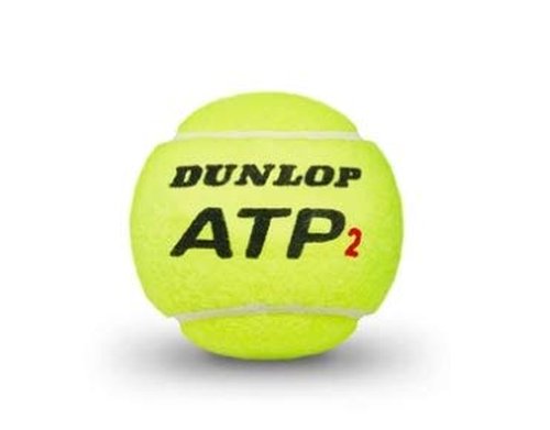 DUNLOP ATP Super Premium Regular Duty Tennis Balls - Best for Clay and Indoor Courts - 3 Ball Can (2 Cans)