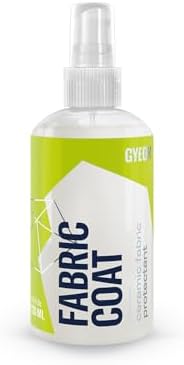 Gyeon Quartz Fabric Coat Super‑Hydrophobic UV‑Resistant Ceramic Textile Protectant for Upholstery Carpet Convertible Tops Stain Repellent Self‑Cleaning Liquid, Long‑Lasting Protection, Interior Use