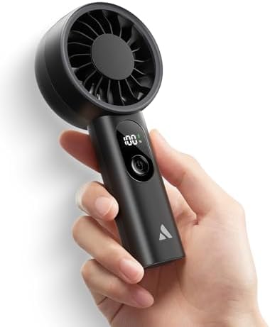 Aecooly Mighty Portable Fan, Powerful Handheld Fan, USB Rechargeable