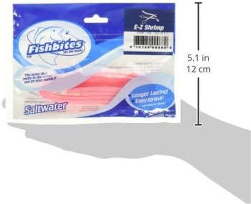 Fishbites E-Z Shrimp - Long-Lasting Flavor for Ultimate Fishing Success | Perfect for All Anglers