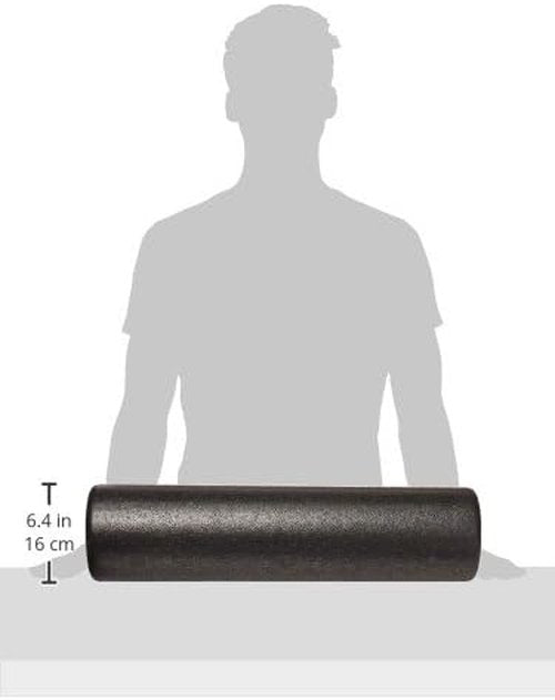 Black Mountain Products Foam Roller - High Density Extra Firm for Deep Tissue Massage | 36 Inch