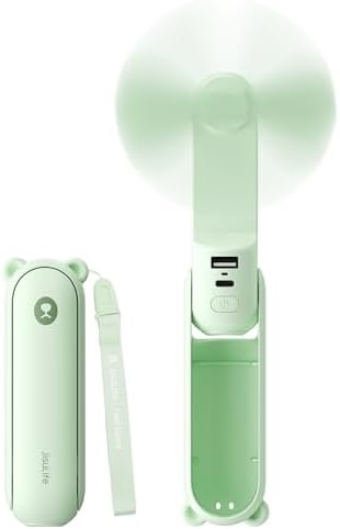 JISULIFE 3 IN 1 Portable Fan with Power Bank & Flashlight Featured